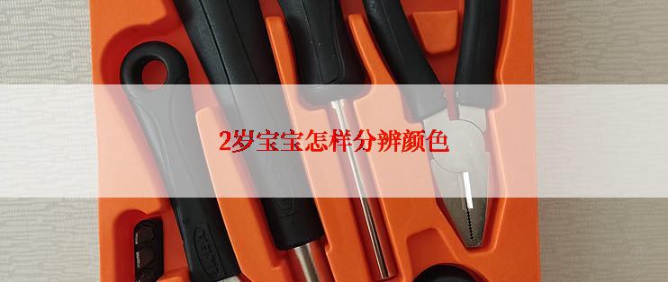 2岁宝宝怎样分辨颜色