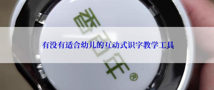  有没有适合幼儿的互动式识字教学工具