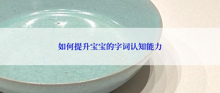 如何提升宝宝的字词认知能力