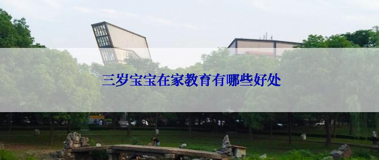  三岁宝宝在家教育有哪些好处
