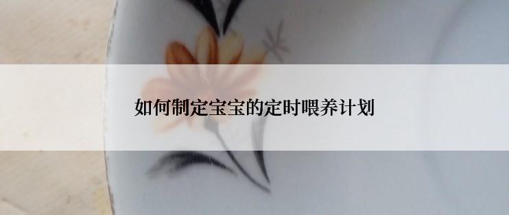 如何制定宝宝的定时喂养计划