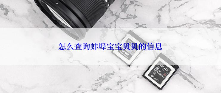 怎么查询蚌埠宝宝贝贝的信息