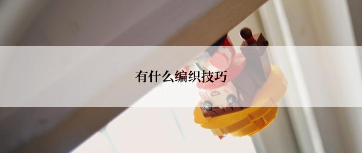 有什么编织技巧