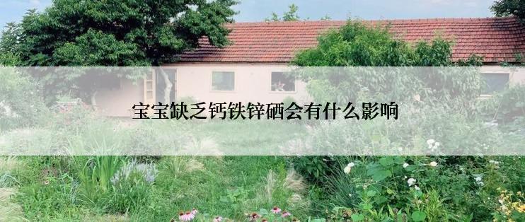  宝宝缺乏钙铁锌硒会有什么影响