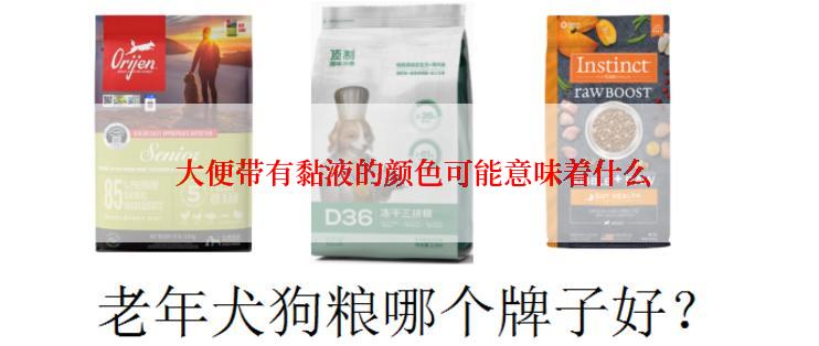  大便带有黏液的颜色可能意味着什么