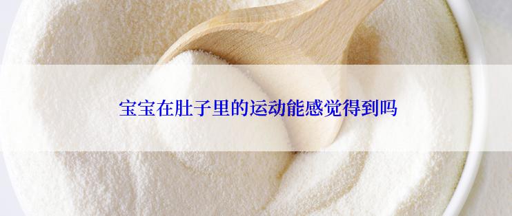  宝宝在肚子里的运动能感觉得到吗