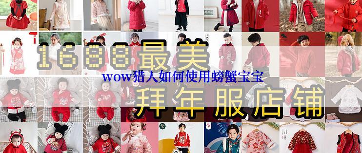  wow猎人如何使用螃蟹宝宝