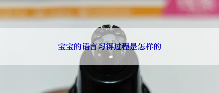 宝宝的语言习得过程是怎样的