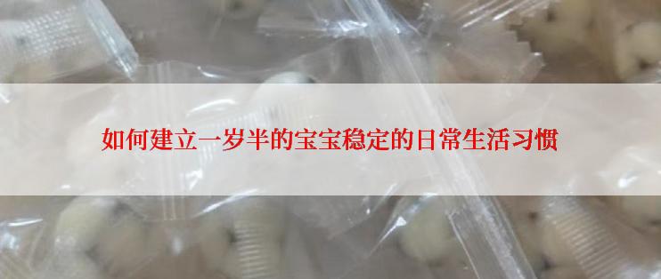如何建立一岁半的宝宝稳定的日常生活习惯