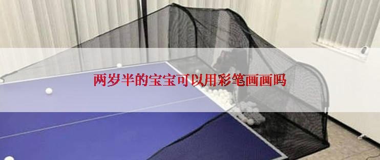 两岁半的宝宝可以用彩笔画画吗