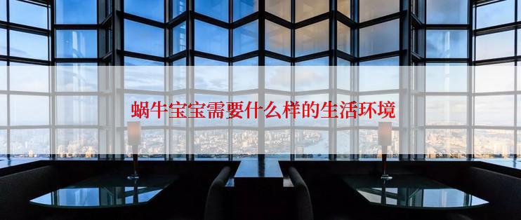  蜗牛宝宝需要什么样的生活环境