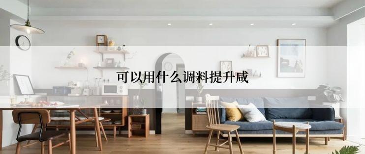 可以用什么调料提升咸