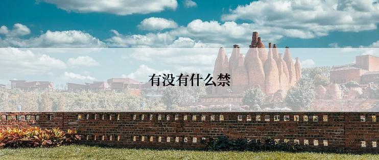 有没有什么禁
