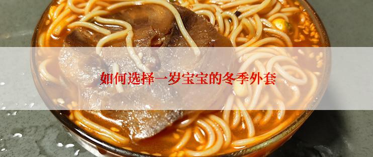  如何选择一岁宝宝的冬季外套