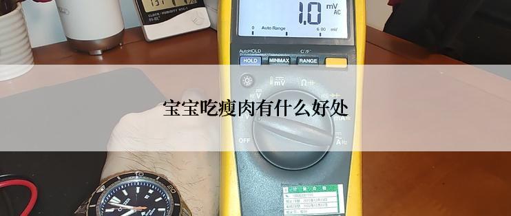 宝宝吃瘦肉有什么好处