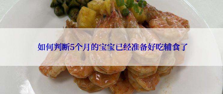  如何判断5个月的宝宝已经准备好吃辅食了