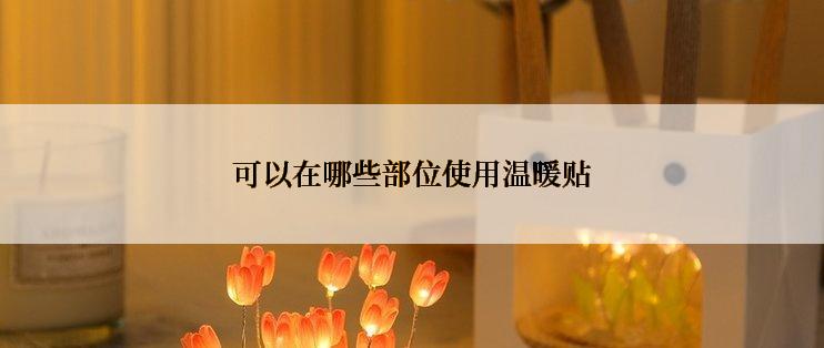 可以在哪些部位使用温暖贴