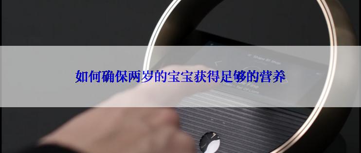 如何确保两岁的宝宝获得足够的营养