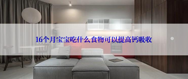 16个月宝宝吃什么食物可以提高钙吸收