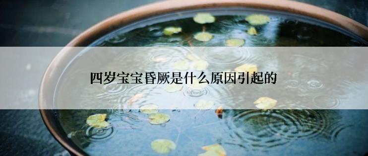 四岁宝宝昏厥是什么原因引起的