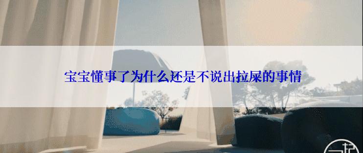 宝宝懂事了为什么还是不说出拉屎的事情