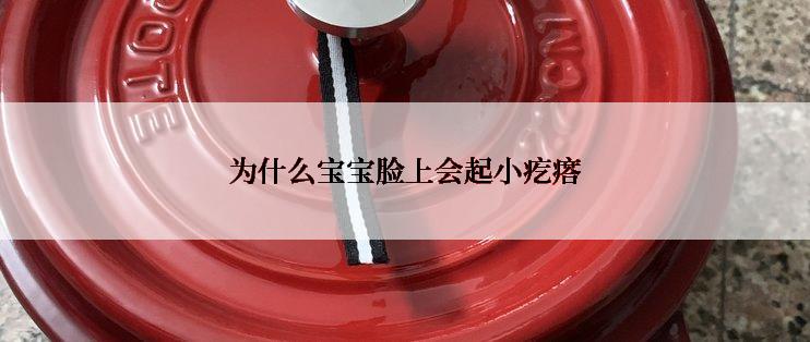 为什么宝宝脸上会起小疙瘩