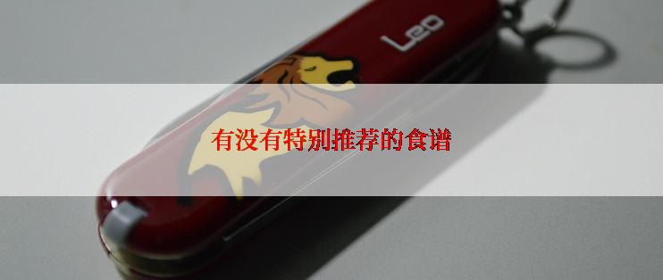 有没有特别推荐的食谱