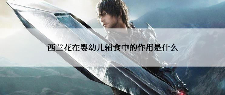 西兰花在婴幼儿辅食中的作用是什么