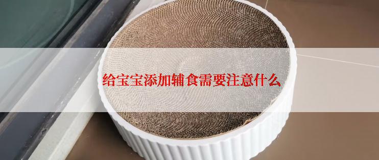  给宝宝添加辅食需要注意什么