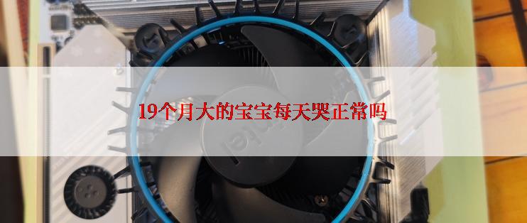 19个月大的宝宝每天哭正常吗