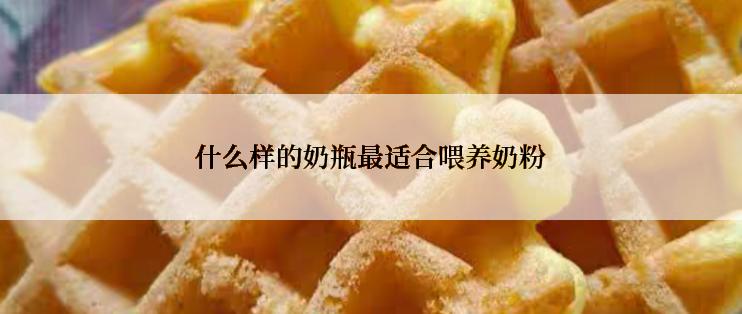 什么样的奶瓶最适合喂养奶粉