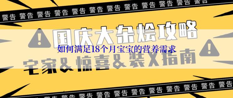 如何满足18个月宝宝的营养需求