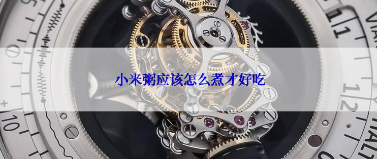  小米粥应该怎么煮才好吃