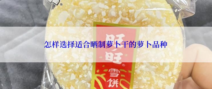 怎样选择适合晒制萝卜干的萝卜品种