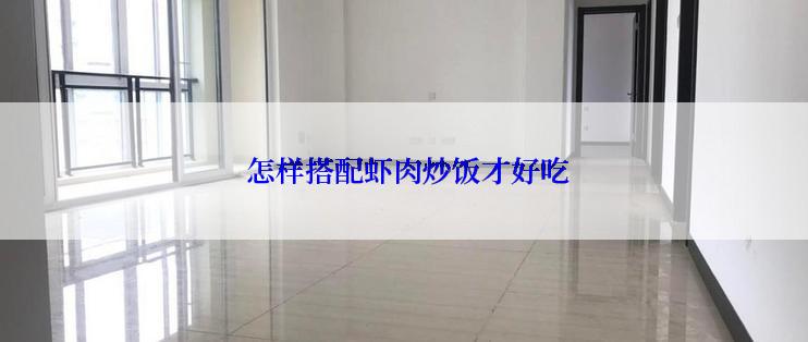  怎样搭配虾肉炒饭才好吃