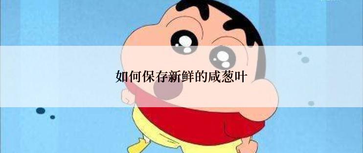 如何保存新鲜的咸葱叶