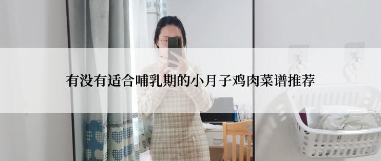 有没有适合哺乳期的小月子鸡肉菜谱推荐