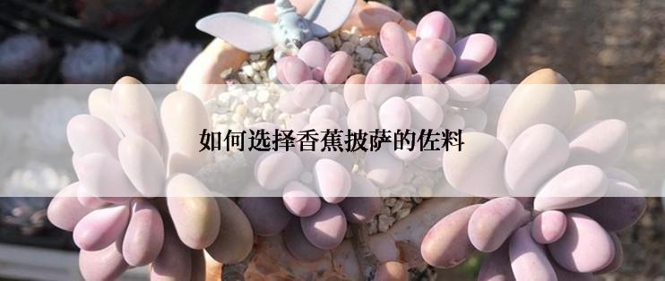 如何选择香蕉披萨的佐料