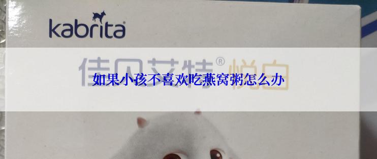 如果小孩不喜欢吃燕窝粥怎么办