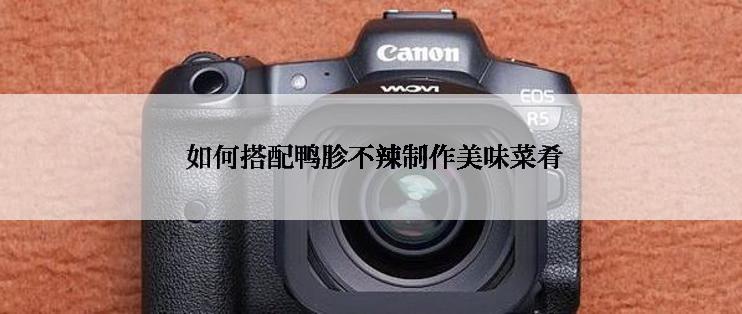  如何搭配鸭胗不辣制作美味菜肴