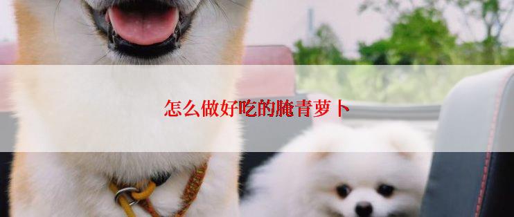 怎么做好吃的腌青萝卜