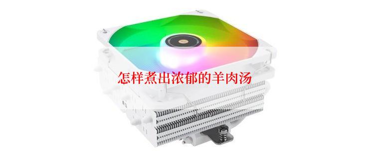 怎样煮出浓郁的羊肉汤