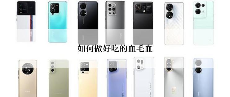 如何做好吃的血毛血
