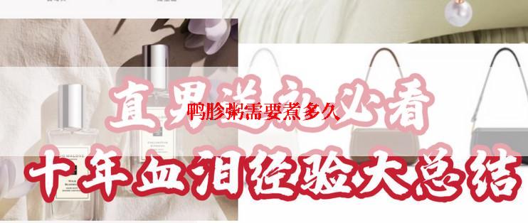 鸭胗粥需要煮多久