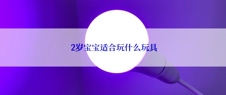  2岁宝宝适合玩什么玩具