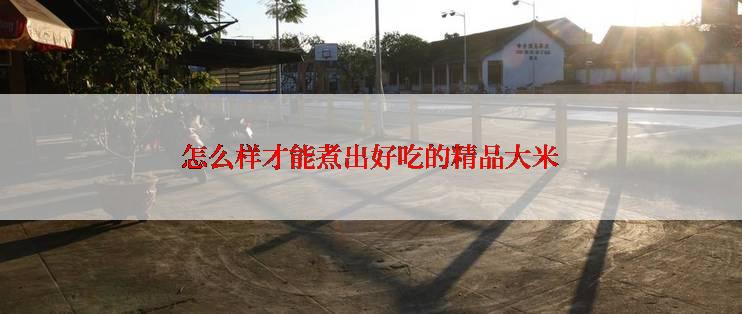 怎么样才能煮出好吃的精品大米