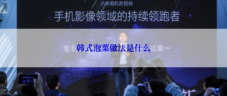 韩式泡菜做法是什么