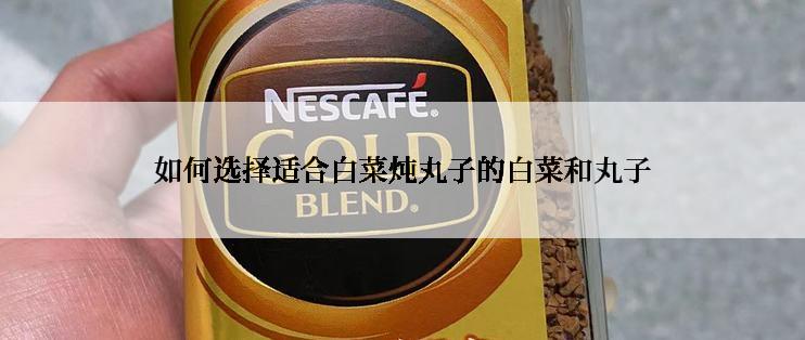 如何选择适合白菜炖丸子的白菜和丸子