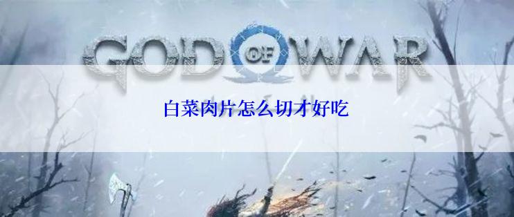 白菜肉片怎么切才好吃