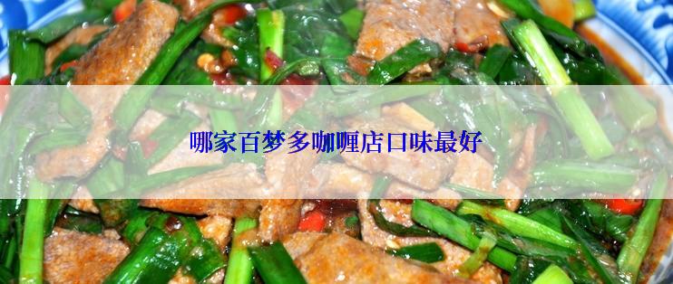 哪家百梦多咖喱店口味最好